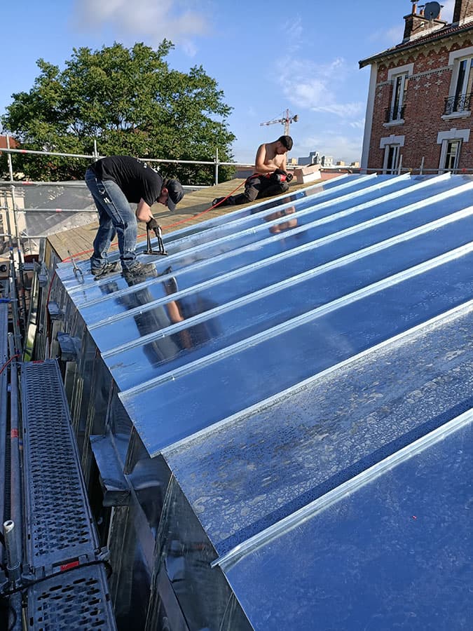 Couverture zinc 1 - Formdetoit Bas-Rhin