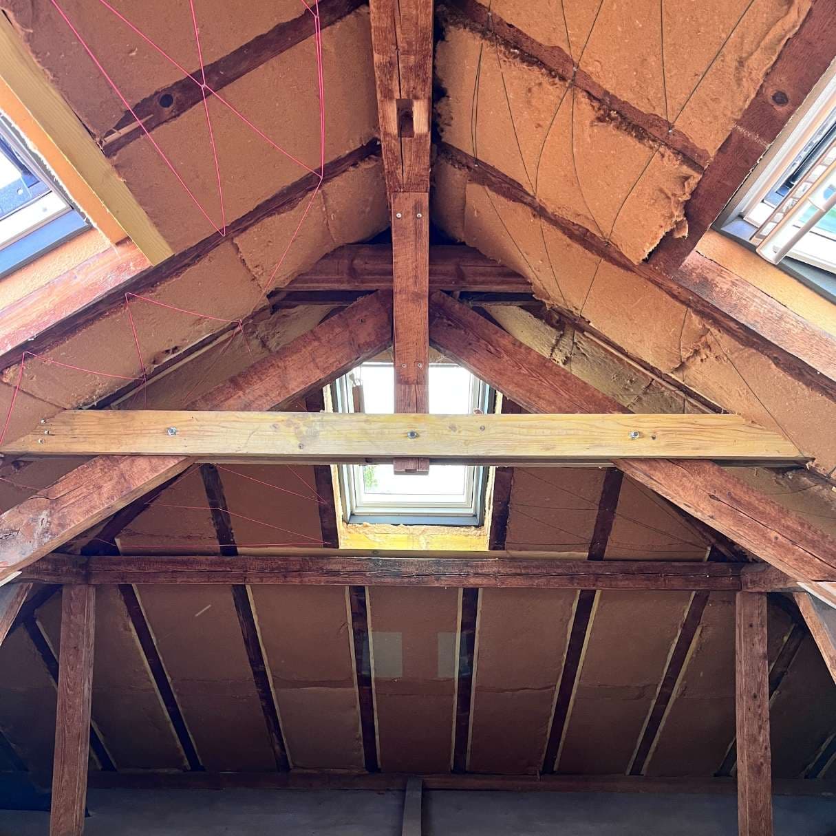 Réfection toiture et isolation en laine de bois